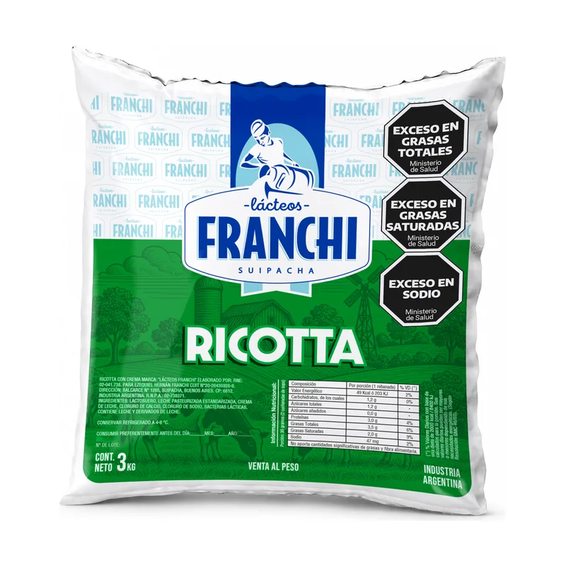 Ricotta Franchi – queso fresco artesanal elaborado en Suipacha, Buenos Aires